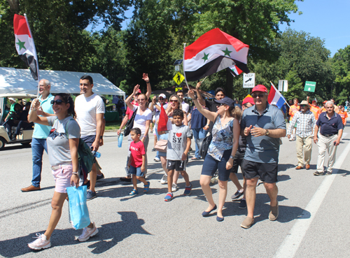 Syrian Garden in Parade of Flags